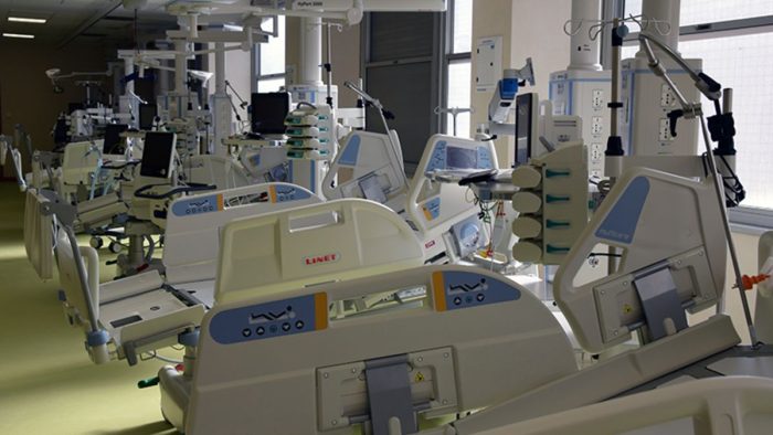 Covid, 54 pazienti ricoverati, 10 dimissioni