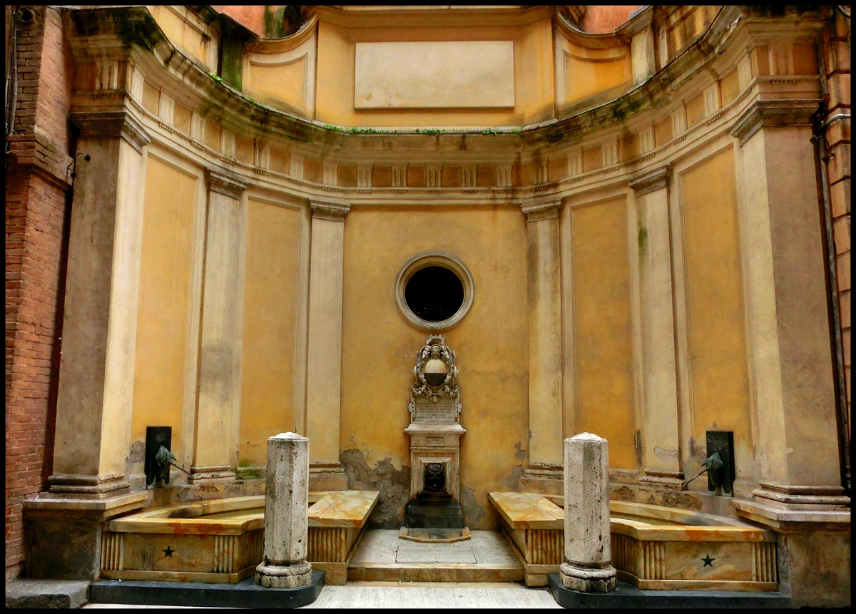 Restauro della fonte di Pantaneto, convenzione Comune di Siena-Contrada del Leocorno