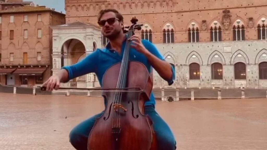 Il famoso violoncellista Stjepan Hauser a Siena