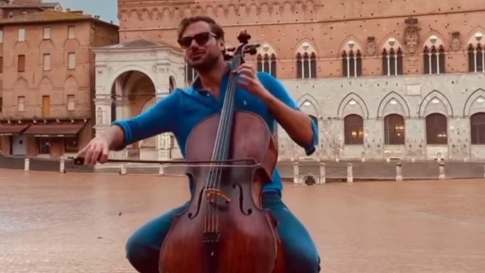 Il famoso violoncellista Stjepan Hauser a Siena