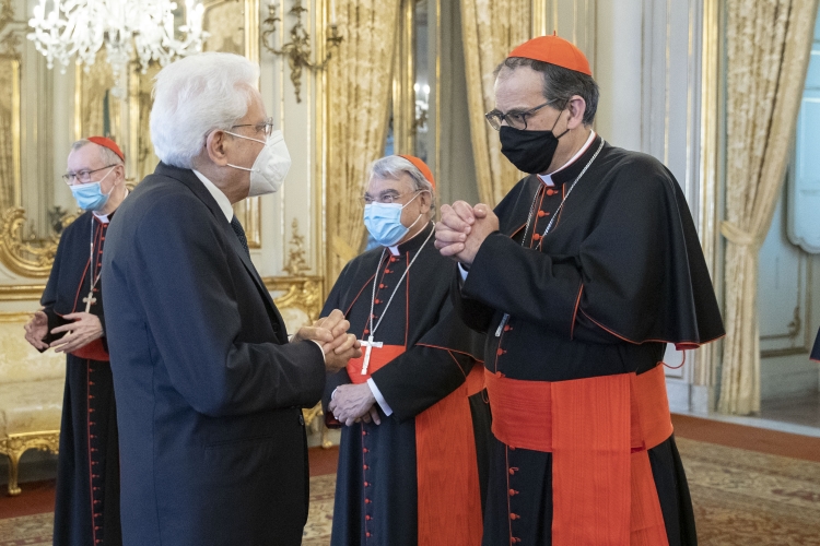 Il Cardinale Lojudice dal Presidente della Repubblica Sergio Mattarella
