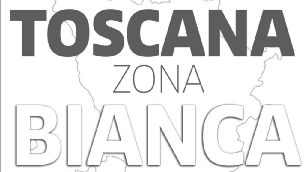 Da luned&igrave; 21 Toscana in zona bianca. Stop al coprifuoco