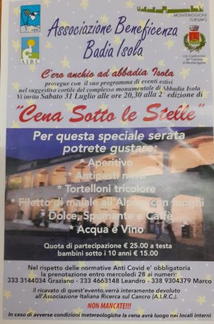 Una cena per la solidariet&agrave;