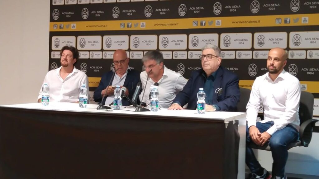 Acn Siena, presentato il nuovo staff. Perinetti e Negro: "Felici di tornare a Siena"