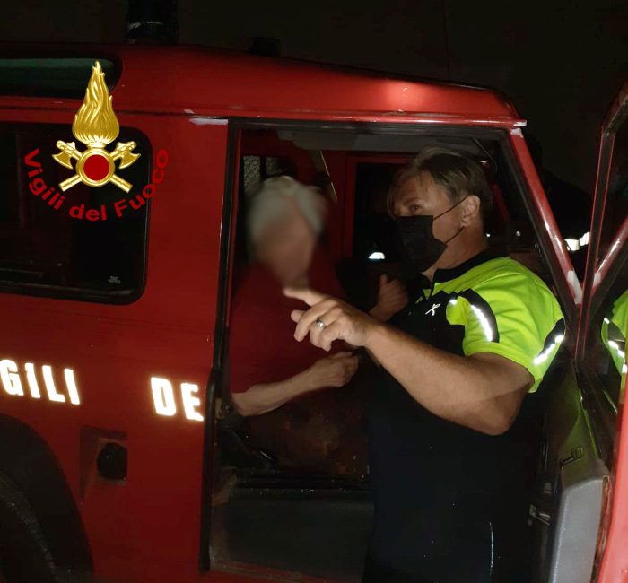 Radda in Chianti, 90enne dispersa ritrovata dai vigili del fuoco e Racchetta
