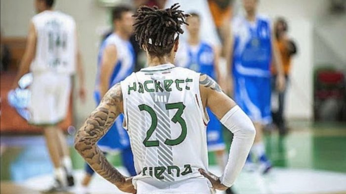 La dichiarazione d'amore di Daniel Hackett: "Mi manca Siena. Torner&ograve; a vestire quei colori"