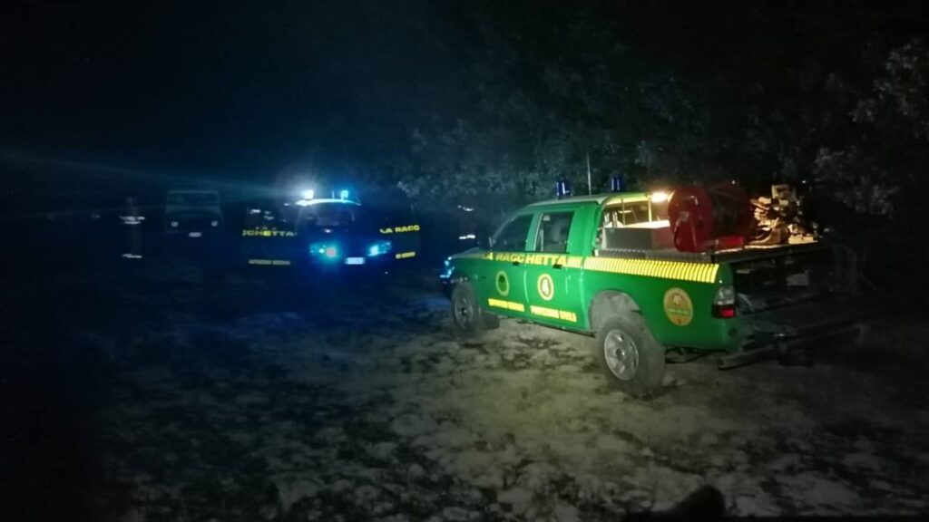 Incendio a Monterongriffoli, interviene La Racchetta