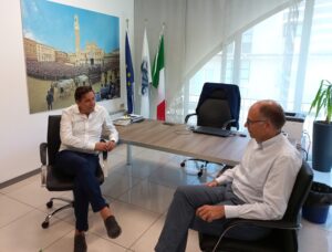 Siena, Letta incontra il presidente di CNA Petri: "Un Ministero per le piccole imprese"