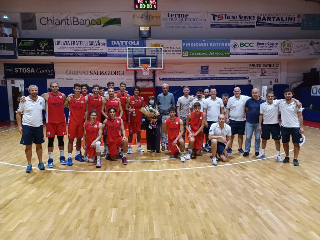 Basket: la Virtus Siena vince il 2&deg; Memorial Sandro Finetti