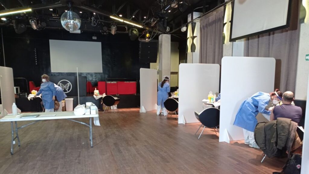 Domani ultimo giorno per il centro vaccinale al Papillon di Monteroni d’Arbia