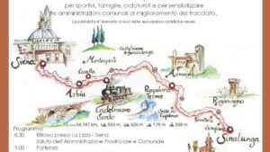 "SiconnetteSi": in bici da Siena a Sinalunga per proporre un percorso sicuro