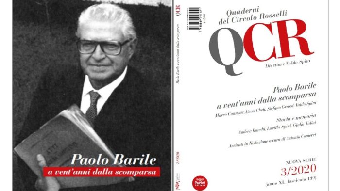 L'Universit&agrave; di Siena ricorda il professor Paolo Barile a 20 anni dalla scomparsa