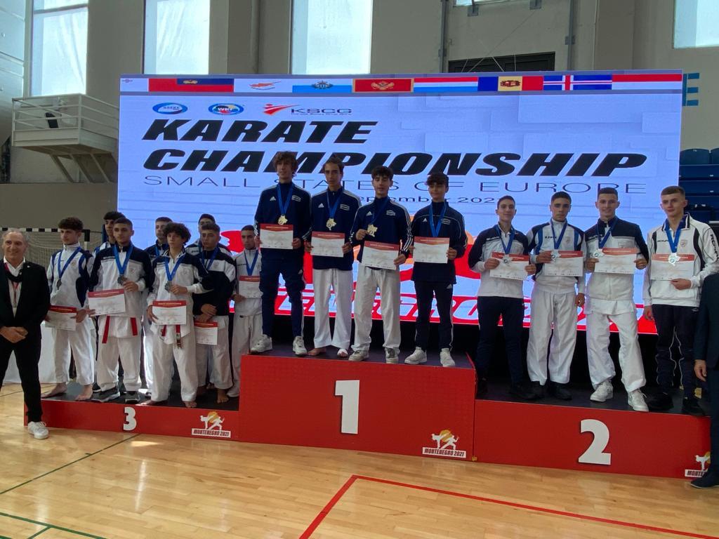 Mens Sana karate, oro per Dario Papini: vittoria nella gara a squadre nel Campionato Europeo