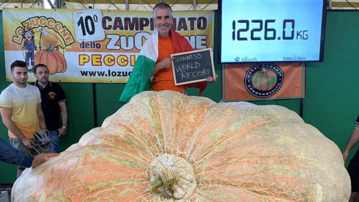 Una zucca di Radda in Chianti nel Guinness dei Primati: è la più pesante del mondo