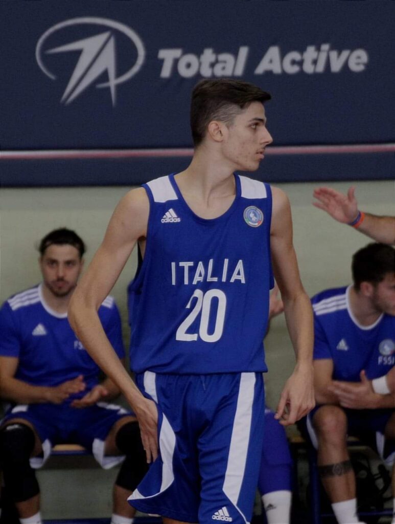 Siena, il virtussino Tommaso Papa protagonista in Nazionale agli Europei per non udenti
