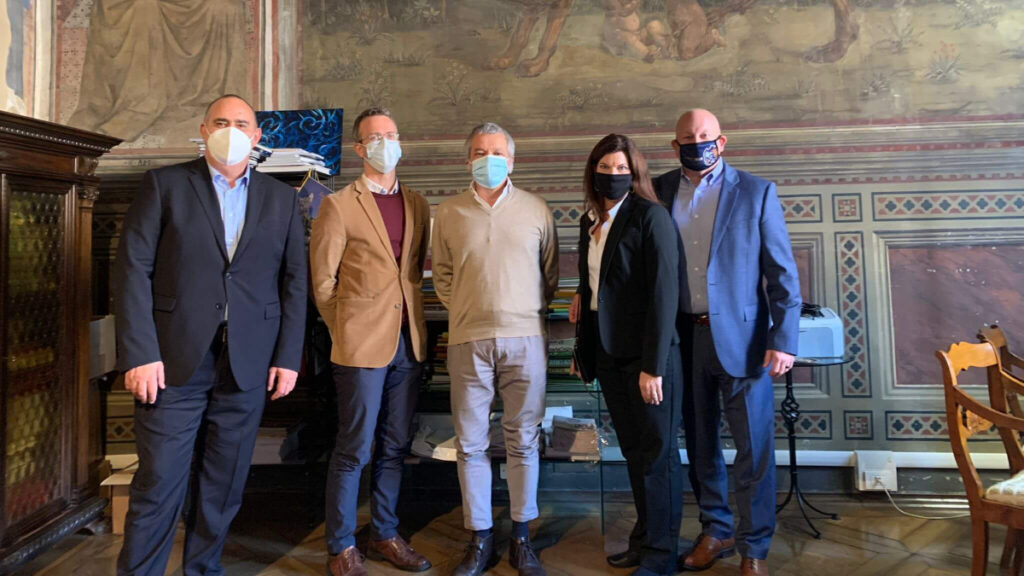 Il Rettore della "University of Tennessee at Martin" Keith Carver in visita a Siena