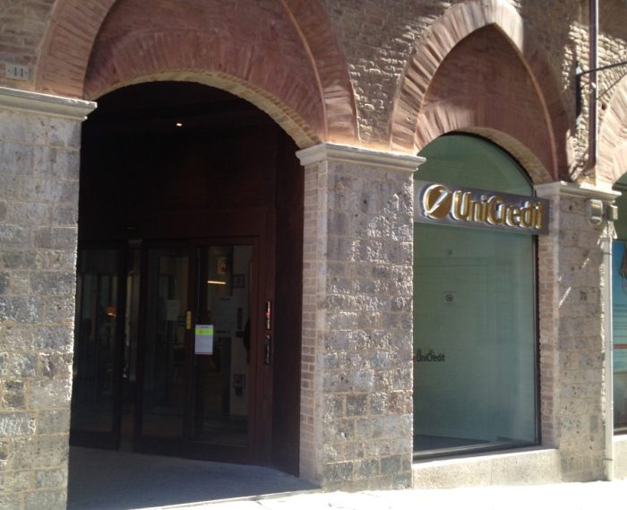 Chiude la filiale di un'altra banca nel centro di Siena, &egrave; la seconda in due mesi