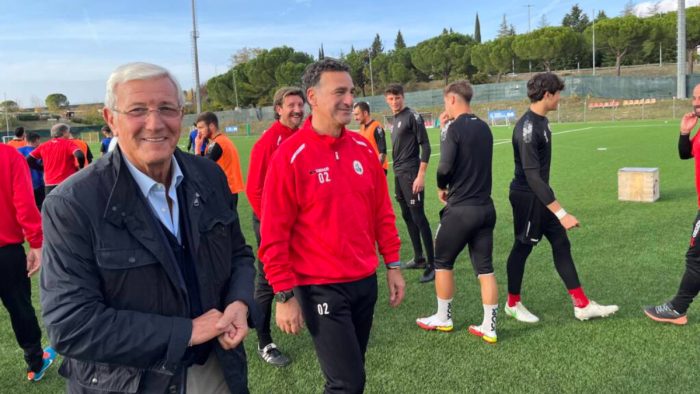 Acn Siena, Marcello Lippi in visita alla squadra