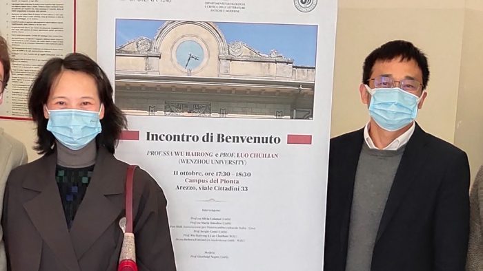 L&rsquo;universit&agrave; di Wenzhou dona materiale didattico all&rsquo;Universit&agrave; di Siena