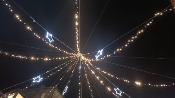 Siena si accende con le luci di Natale