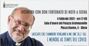 Minori al tempo del Covid, Siena incontra Don Fortunato di Noto