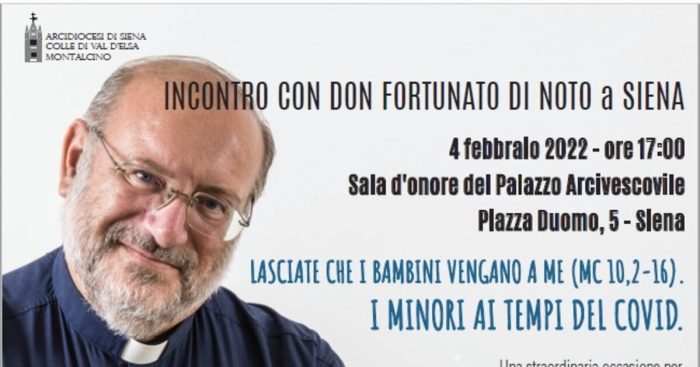 Minori al tempo del Covid, Siena incontra Don Fortunato di Noto