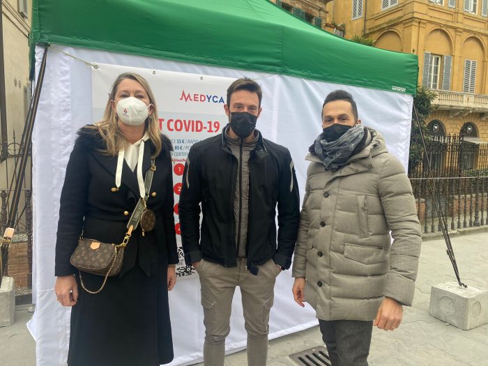 Siena: inaugurato alla Lizza il nuovo stand per tamponi antigenici e molecolari