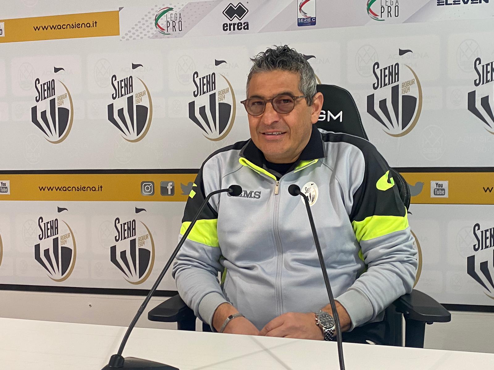 Siena, Padalino: "Sono fiducioso per la partita di domani, soddisfatto dei nuovi innesti"