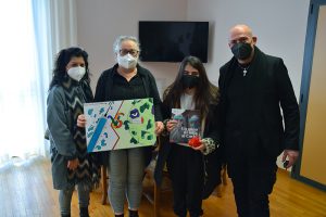 Un disegno per ringraziare i medici impegnati nella lotta al Covid