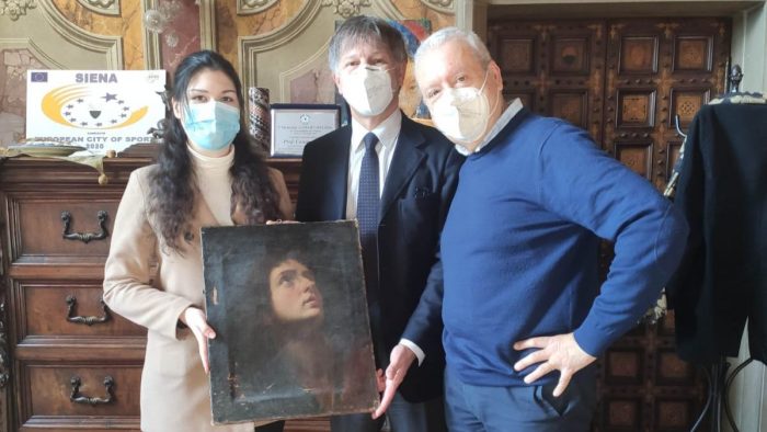 Siena, donata al Museo Civico una tela raffigurante San Giovanni Evangelista