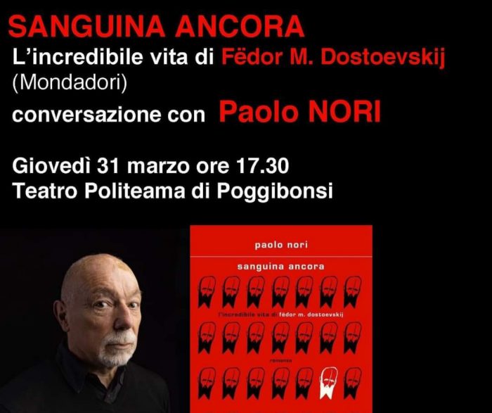 Al Politeama Paolo Nori con "Sanguina ancora", il libro dedicato a Dostoevskij