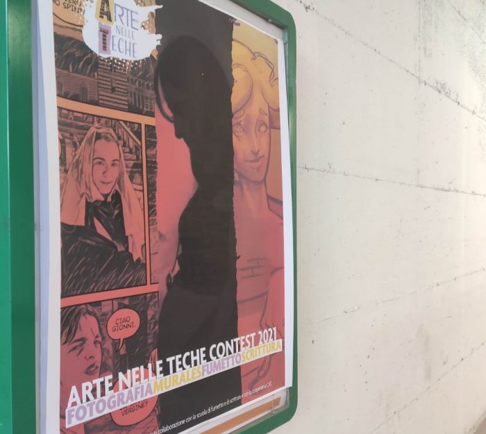 Elaborati dei giovani artisti abbelliscono la galleria del parcheggio Il Campo