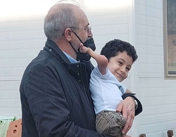 Il piccolo Mustaf&agrave; ospite del Costone alla partita di domenica