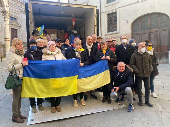 Siena Ideale, partito il camion della missione a favore dell'Ucraina