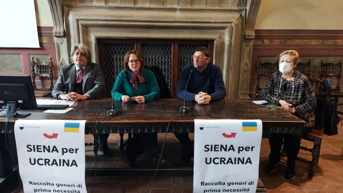 Comune di Siena per l&rsquo;Ucraina: primo invio di materiale