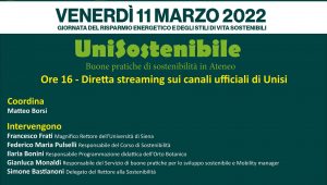 L&rsquo;Universit&agrave; di Siena aderisce a "M&rsquo;illumino di meno" 2022