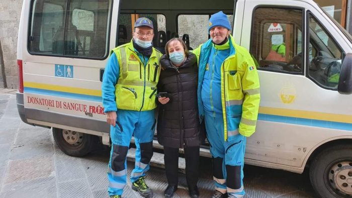 La Misericordia di San Gimignano in Ucraina per salvare 3 donne e 4 bambini