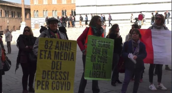"Eliminare tutte le restrizioni anti contagio", nuova manifestazione dei No Green Pass