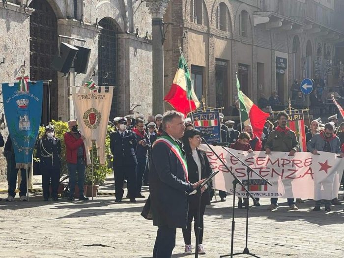 25 aprile, le celebrazioni a Siena. De Mossi: "Tutti insieme con la propria opinione e libert&agrave; di parola"