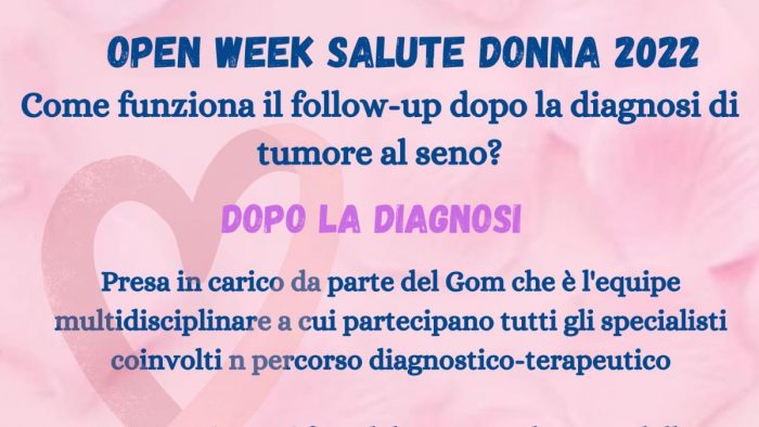 Follow-up dopo la diagnosi e la cura del tumore al seno: 4000 le persone seguite dall'Asl