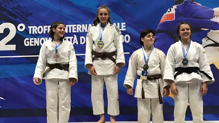 Judo, doppio bronzo a Genova per la senese Giulia Nocciolini