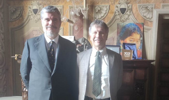 De Mossi incontra Ambrosetti, dell'agenzia Cybersicurezza Nazionale