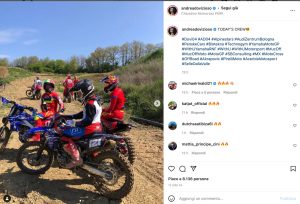 Andrea Dovizioso d&agrave; spettacolo al Chiusdino Motorcross Park