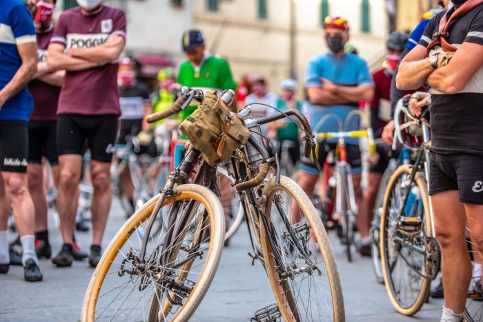 Domenica la sesta Eroica Montalcino: percorsi per tutti con maglie di lana e biciclette d'epoca