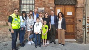 Siena, accolte due nuove famiglie ucraine