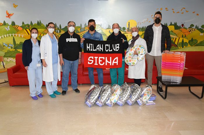 Scotte: Festa della Mamma, Milan Club Siena dona cuscini per l’allattamento alla Terapia Intensiva Neonatale