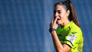 Maria Sole Ferrieri Caputi il primo arbitro donna in serie A