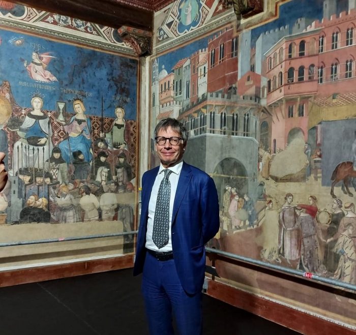 Siena: apre al pubblico il cantiere del Buongoverno di Ambrogio Lorenzetti