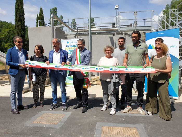 Monteriggioni, AdF investe in sostenibilit&agrave; e innovazione: taglio del nastro per il depuratore di Badesse