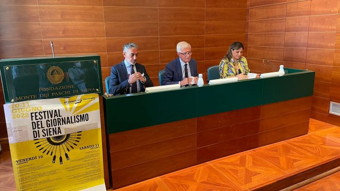 Festival del giornalismo, la prima edizione nelle Contrade, appuntamento storico aperto alla citt&agrave;